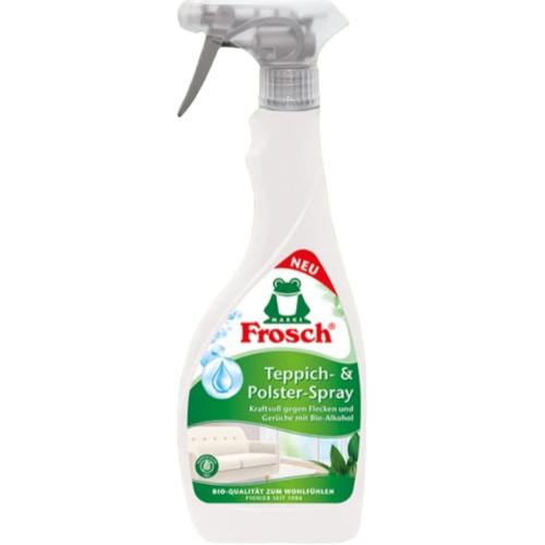Плямовивідник для килимів та м’яких меблів Frosch, 500 мл